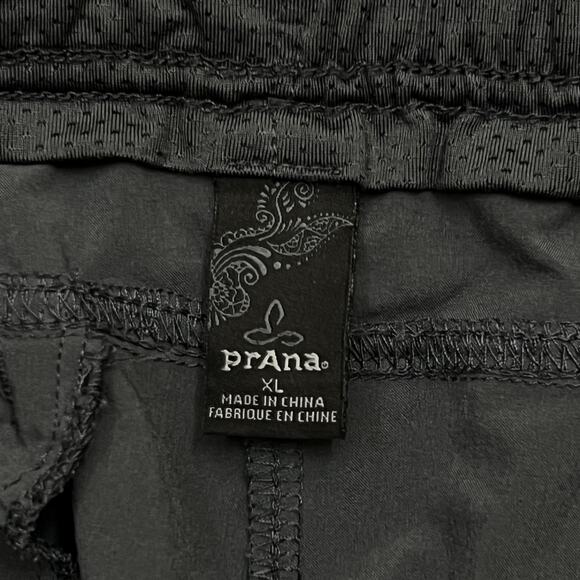 Prana Pants Mens XL Gray Drawstring Waist Polyester Stretch Athletic Gym - Picture 4 of 10